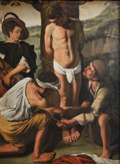 Das Martyrium des heiligen Sebastian von Biagio Manzoni